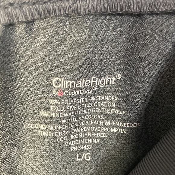 Cuddl Duds Women Gray ClimateRight Joggers Size L - Picture 9 of 9
